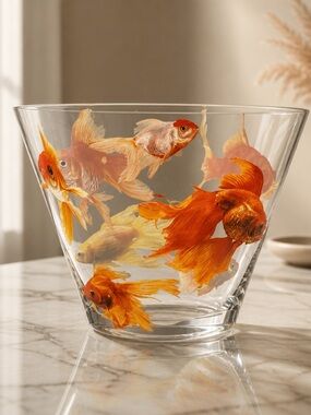 Koi Glass Vase